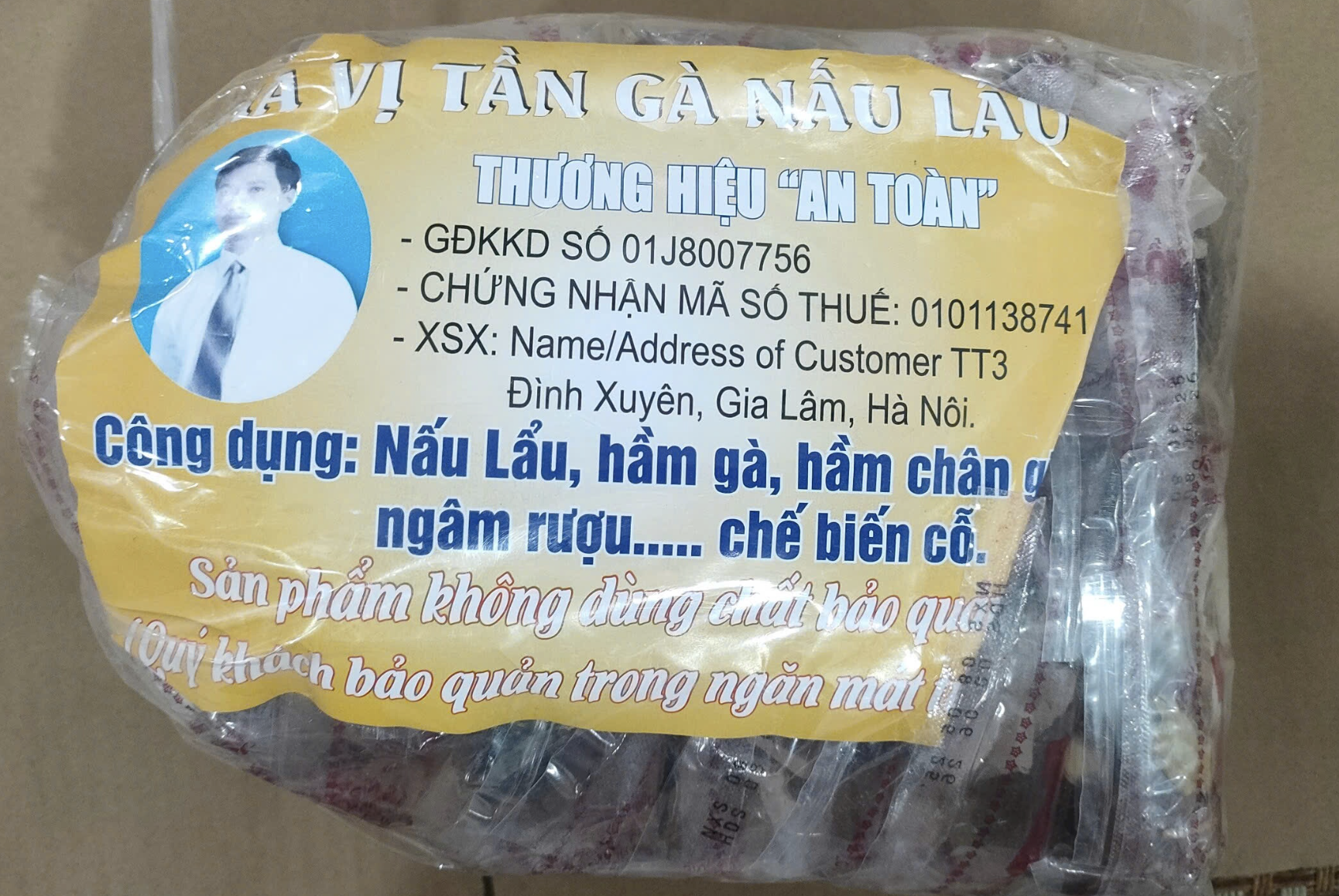 Gia Vị Gà Tần An Toàn ( 20 gói)
